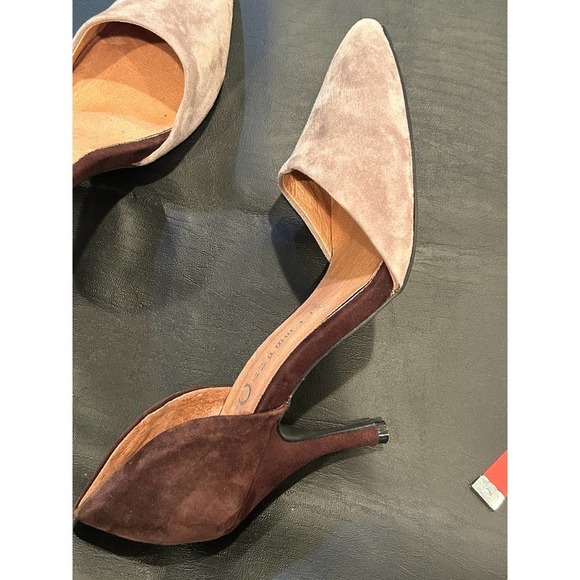 Jeffrey Campbell two tone Calista suede pumps - Picture 7 of 7